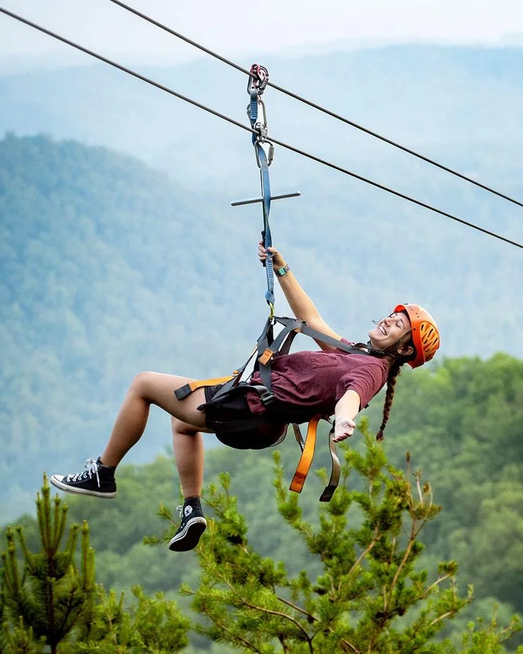 Ziplining in Chikmagalur Western Ghats — canopy adventure over coffee estates